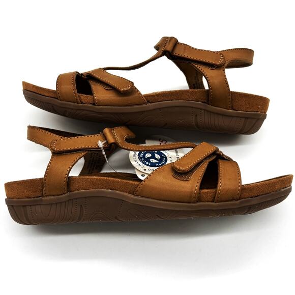 Baretraps Jaxen Sandals Womens 6M Brown Strappy Casual 100% Recycled Outdoors - Picture 3 of 8